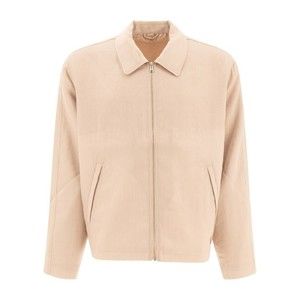 Stussy Beige Casual Overshirt With Classic Collar - NWT